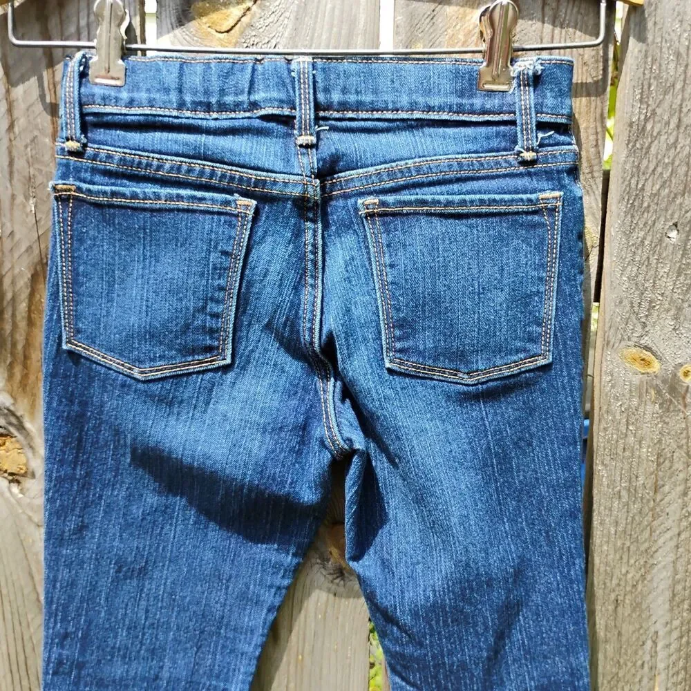 Old Navy Skinny Jeans Girls size 12 Medium Wash Denim Adjustable Waist